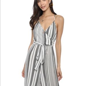 Vici- Dress Forum Striped Jumpsuit